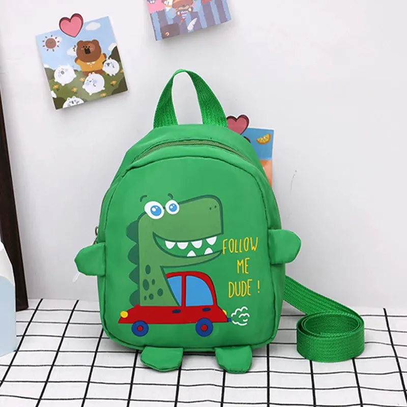 1 PCS Kids Cartoon Mini Dinosaur Backpack Anti Lost Bag Kindergarten