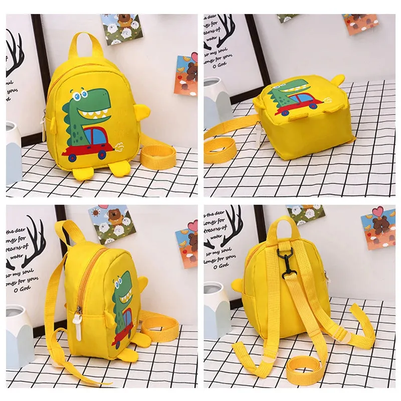 1 PCS Kids Cartoon Mini Dinosaur Backpack Anti Lost Bag Kindergarten