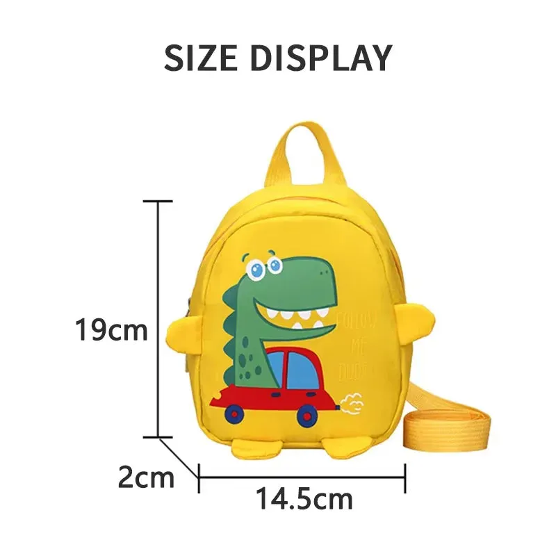 1 PCS Kids Cartoon Mini Dinosaur Backpack Anti Lost Bag Kindergarten