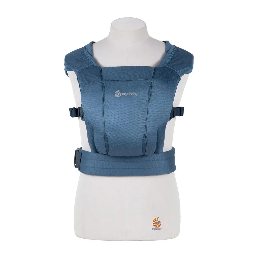 [10 year local warranty] Ergobaby Embrace Soft Air Mesh Newborn Baby Carrier - Blue