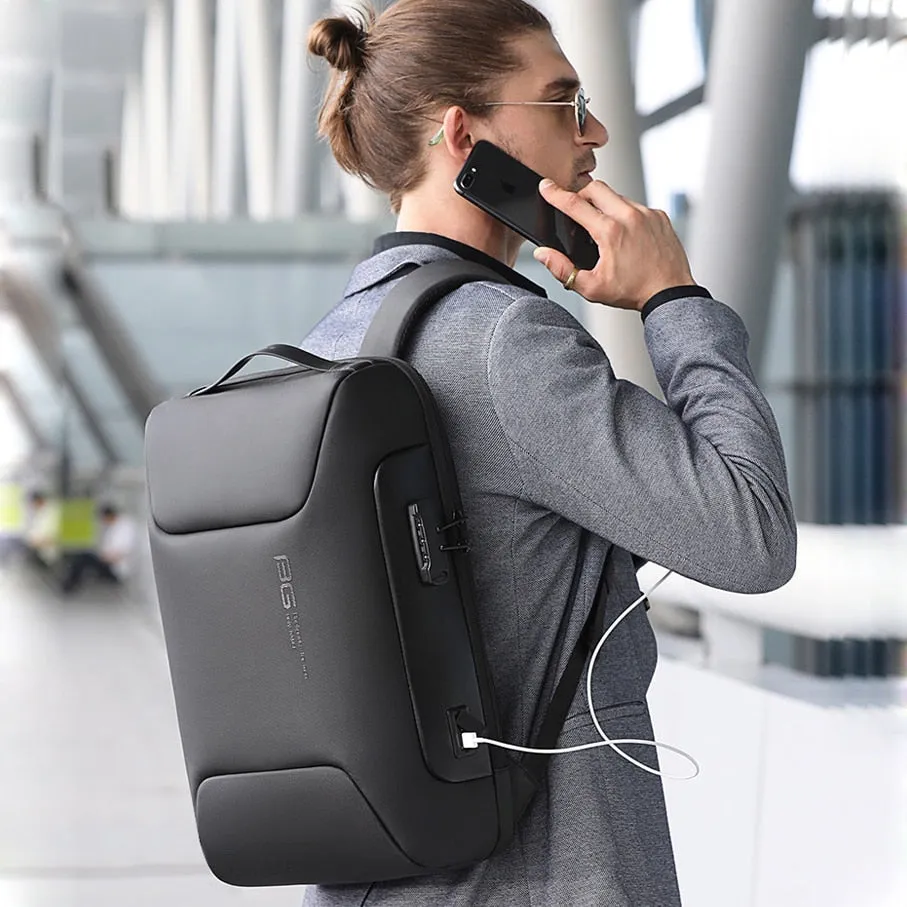 15.6 Laptop Backpack with USB Charging - Waterproof Travel Laptop Backpack