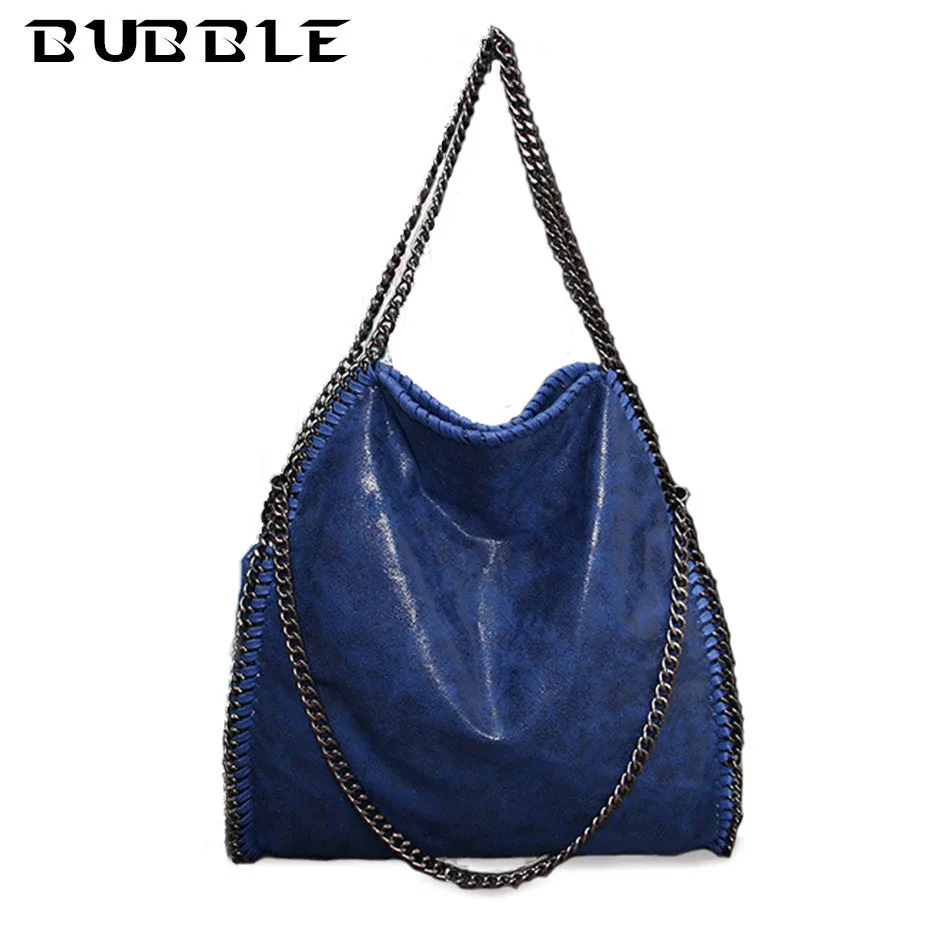 2016 Women Shoulder Bag PU Falabellas Clutch With 3 Chains Evening Socialite Tote Fashion Sac A Main Lady Handbag