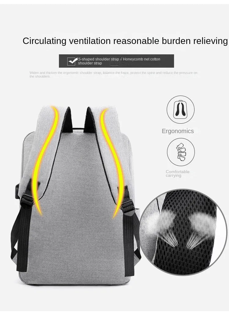 3 Piece Usb Backpack Set Xf0767