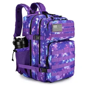 45L 3P Military Molle "Galactic Purple" Tactical Backpack