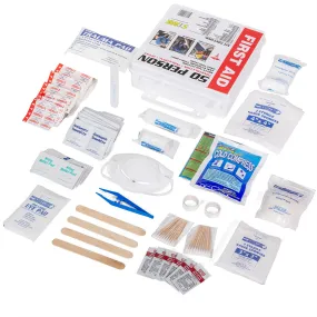 50 Person Medical First Aid Kit Home office Commercial business Health Care ANSI