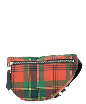 Alexander McQueen Checked Belt Bag