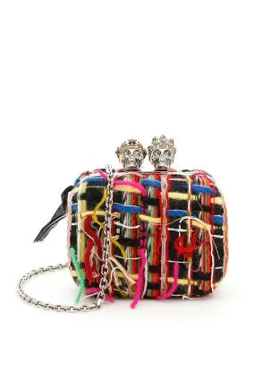 Alexander McQueen King And Queen Textured Clutch Bag