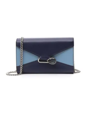 Alexander McQueen Two Tone Pin Clutch Bag