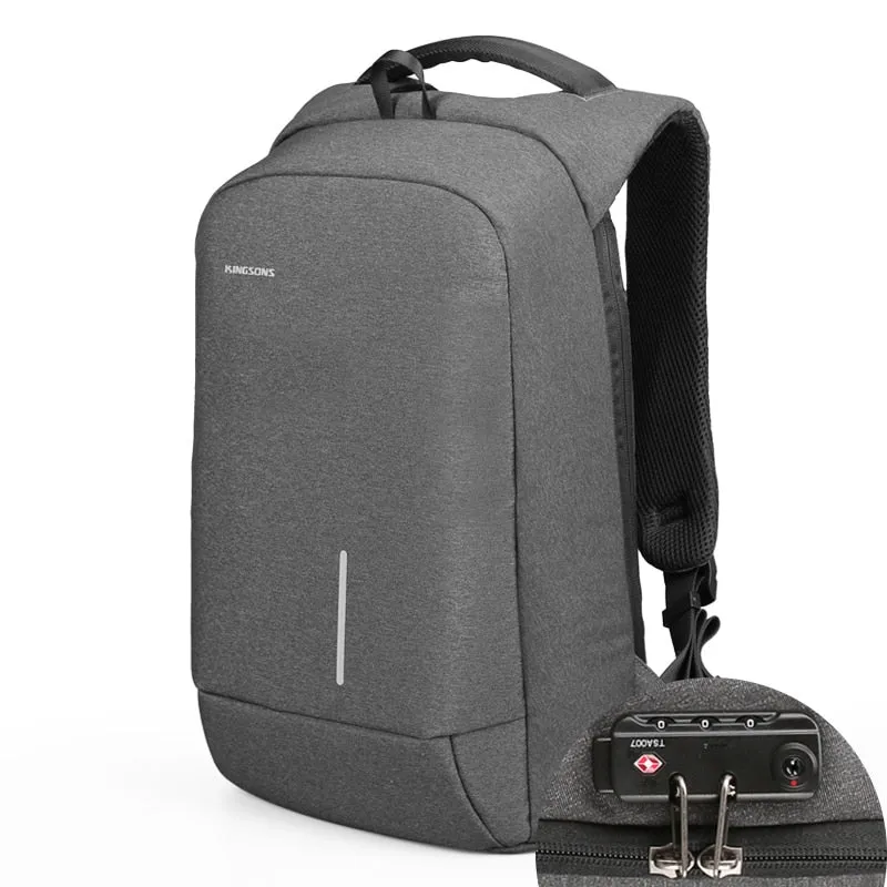 Anti-theft Backpack for Men 15inch Multifunction USB Charging Bags Laptop Backpack