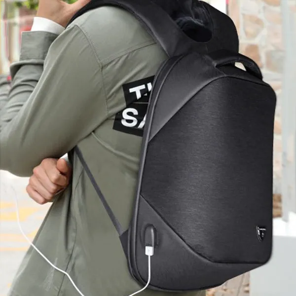 Anti-theft Business Backpack with USB Charging Port