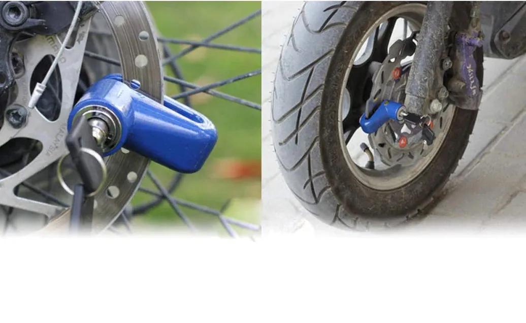 Anti-Theft Heavy Duty Security Bike Protection Disc Brake Lock with Keys