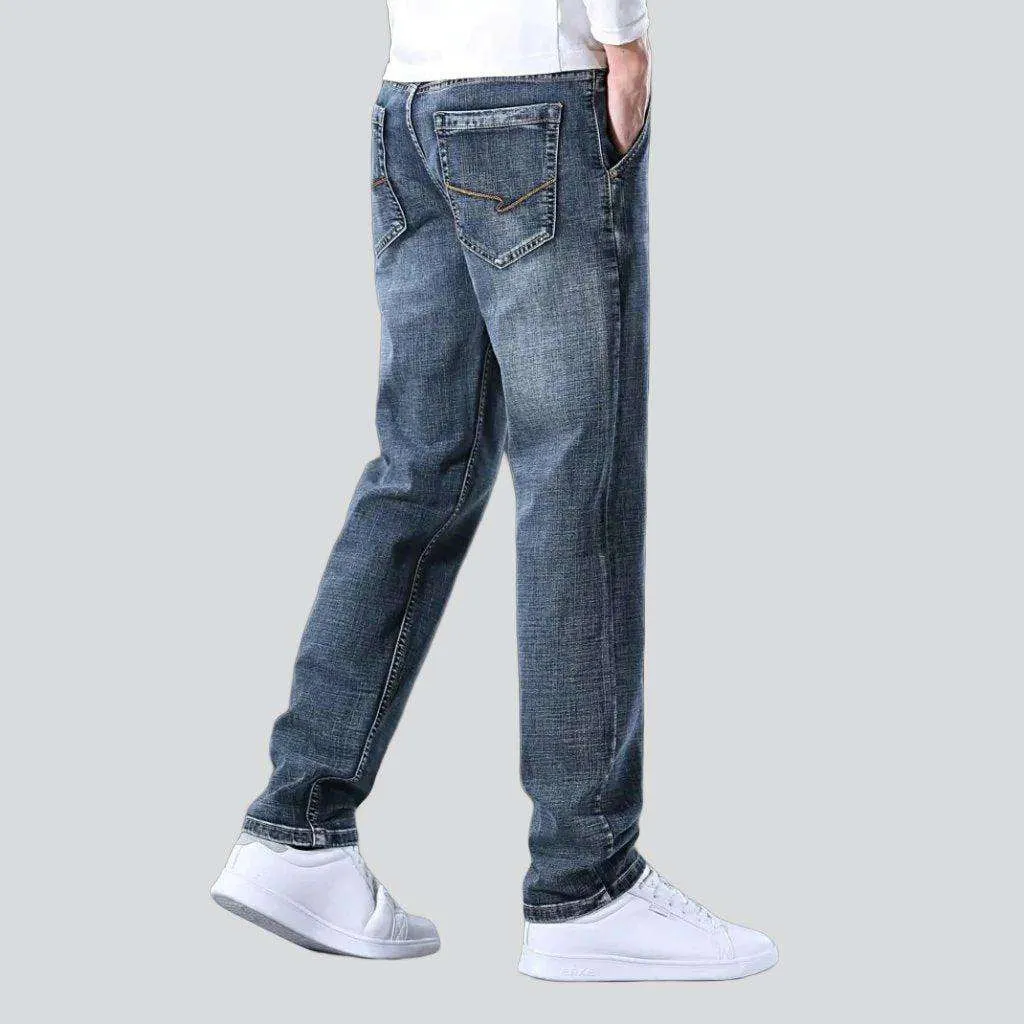 Anti-theft pocket men casual jeans