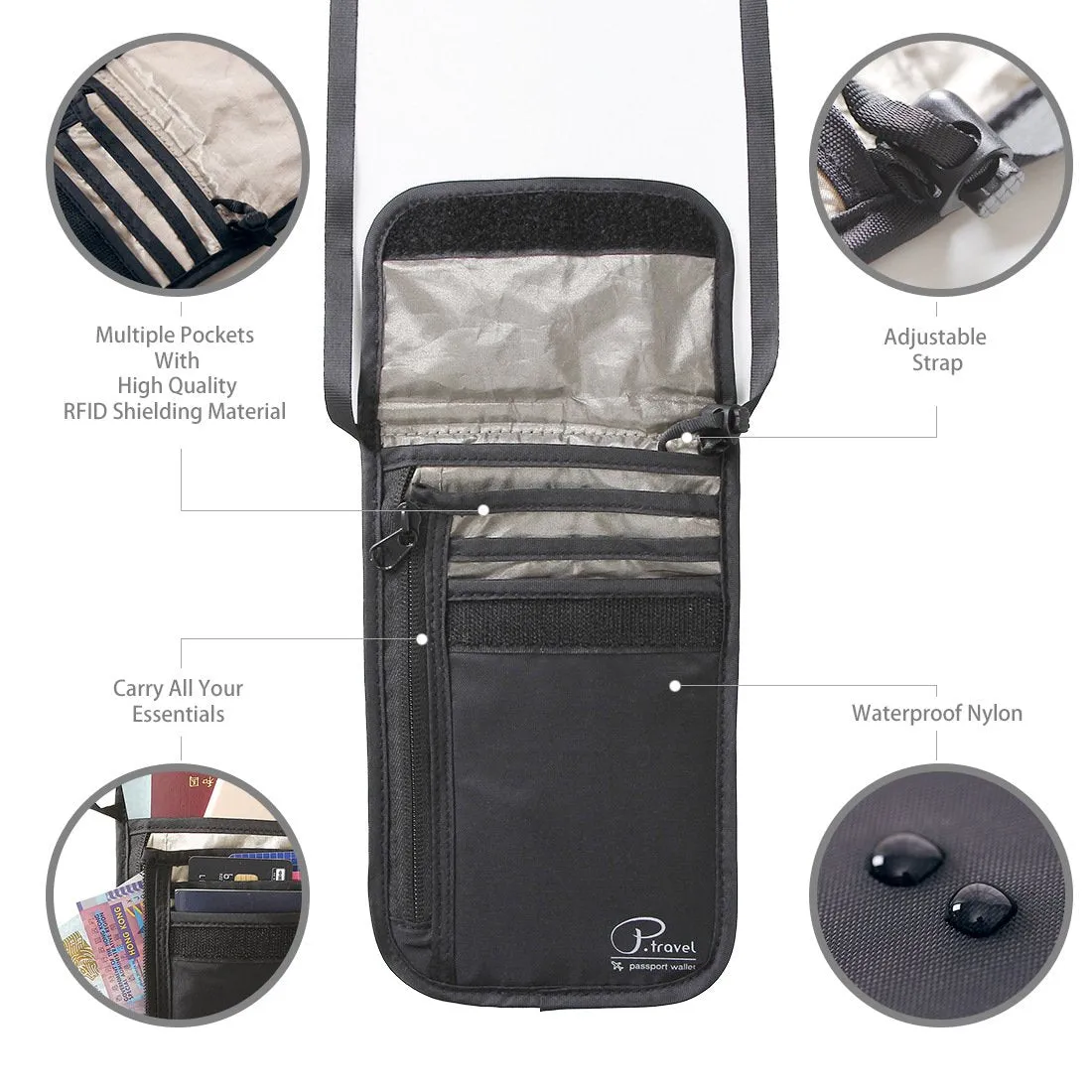 Anti-Theft Storage Hanging Neck Bag