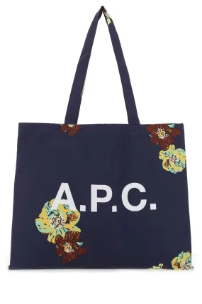 A.P.C. Diane Flower Shopping Tote Bag