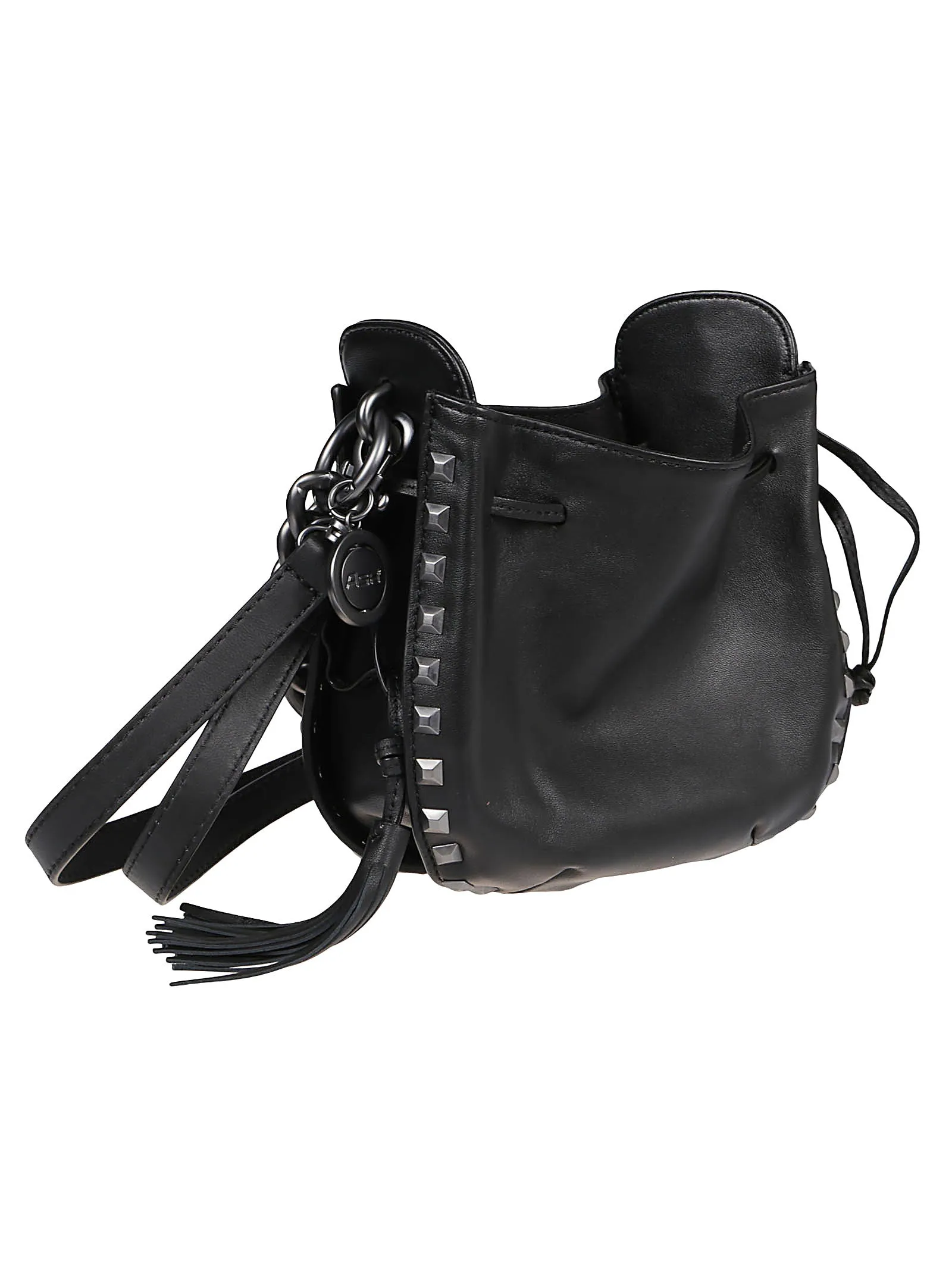 Ash Stud-Detail Shoulder Bag