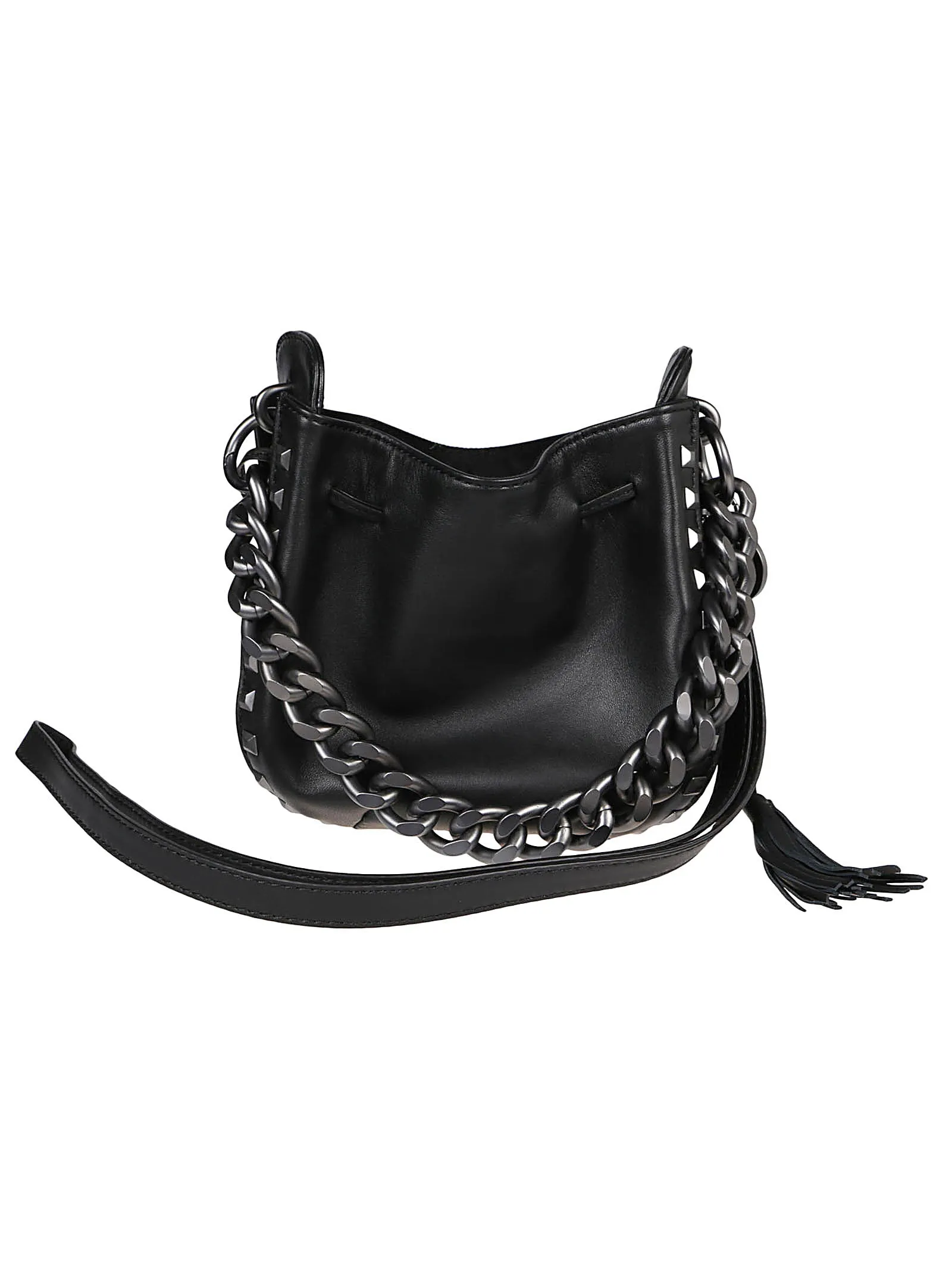 Ash Stud-Detail Shoulder Bag