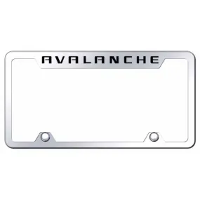 Avalanche Stainless Steel Frame - Laser Etched Mirrored