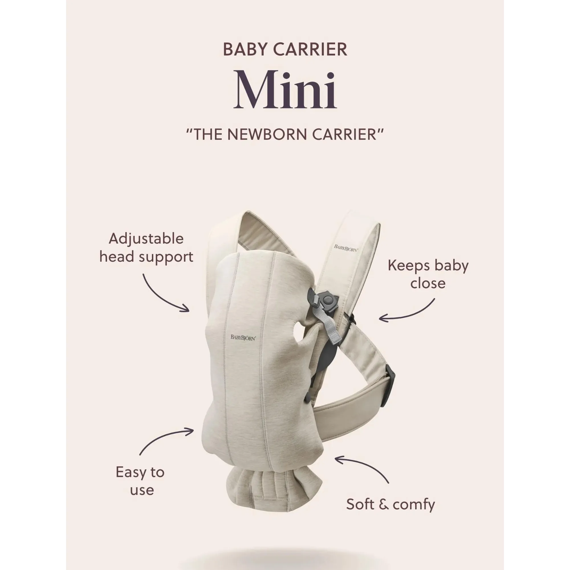 BABYBJÖRN Baby Carrier Mini (Cotton)