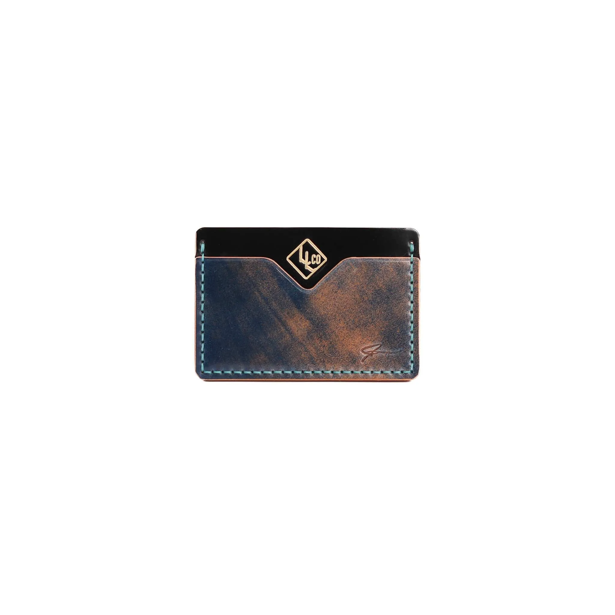 Bespoke Wallet - Black and Bleu