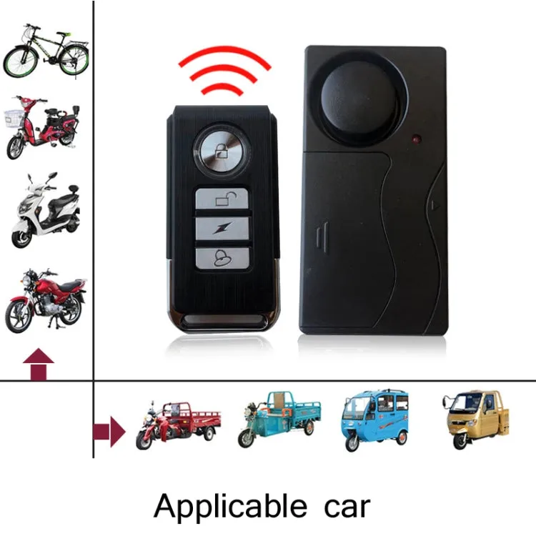 Bicycle Wireless Remote Control Anti-Theft Alarm