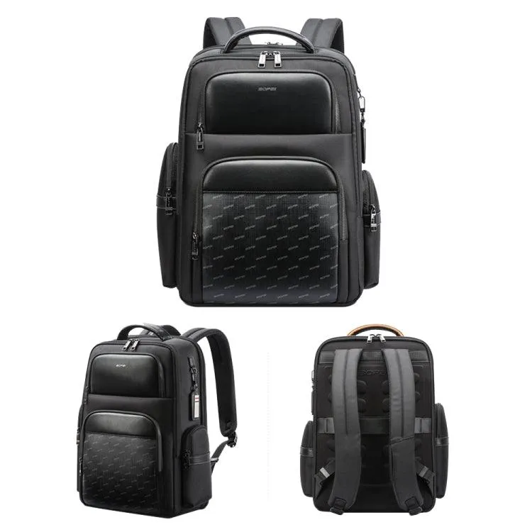 Bopai 61-91911 Versatile Waterproof Laptop Backpack with USB and Type-C Charging Ports