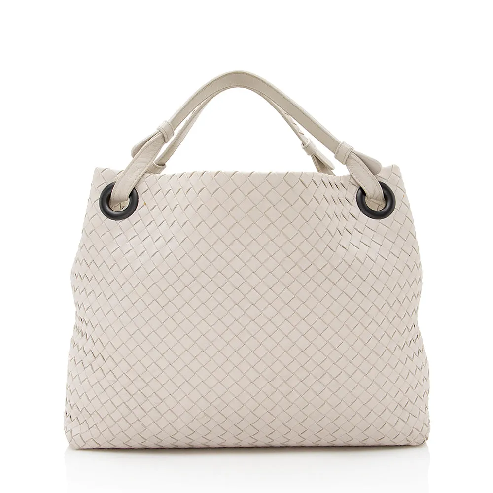 Bottega Veneta Intrecciato Nappa Garda Medium Tote (SHF-21190)