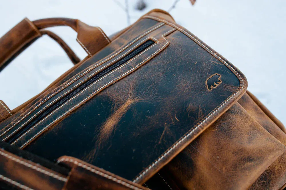 Buffalo Leather Pilot Bag