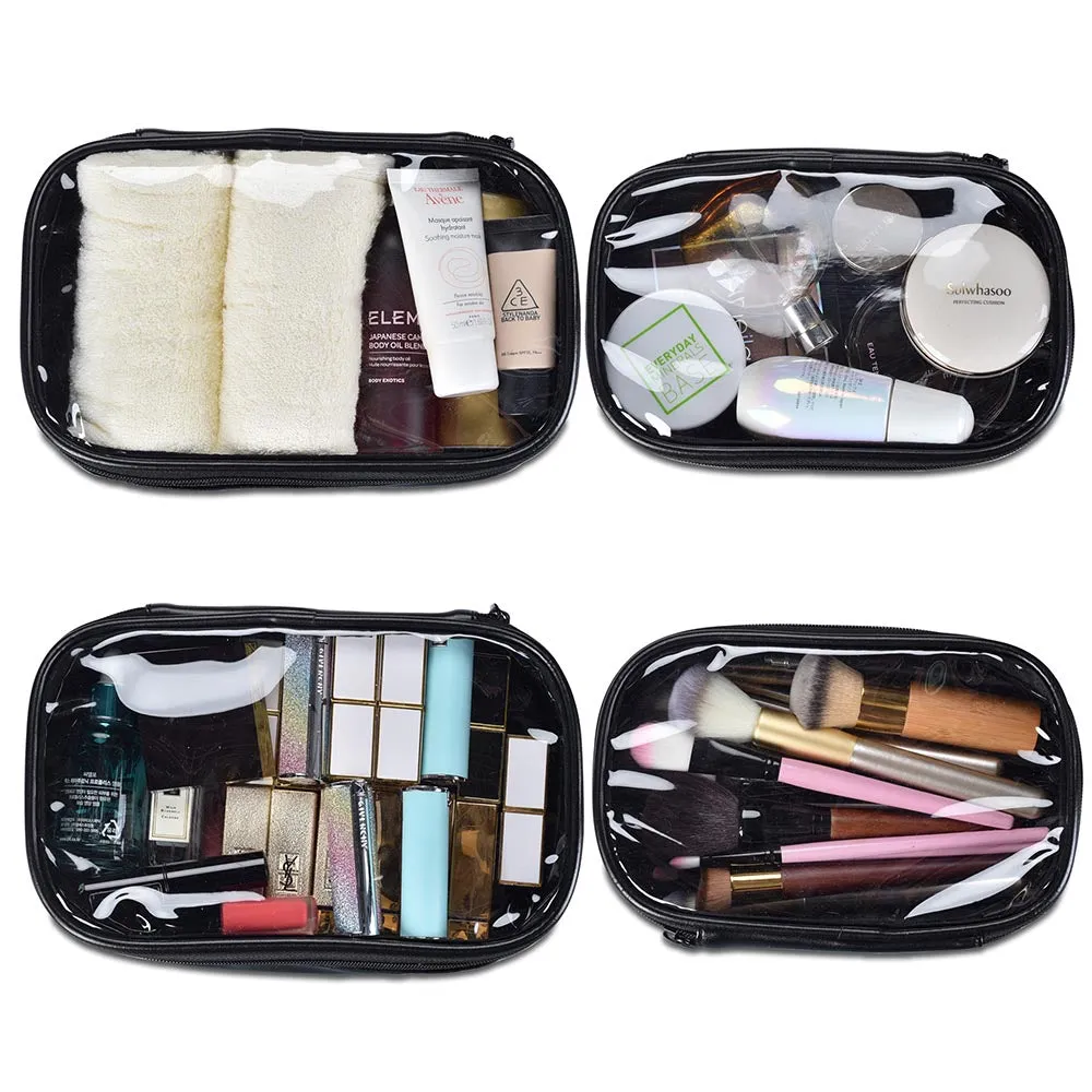 Byootique Makeup Artist Backpack w/ 4 Clear Pouches