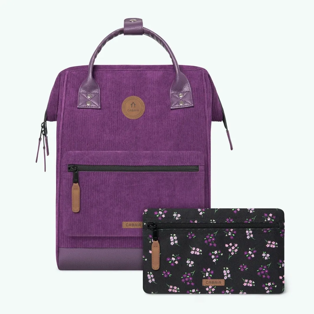 CABAÏA - Backpack Adventurer Medium - Recycled Velvet