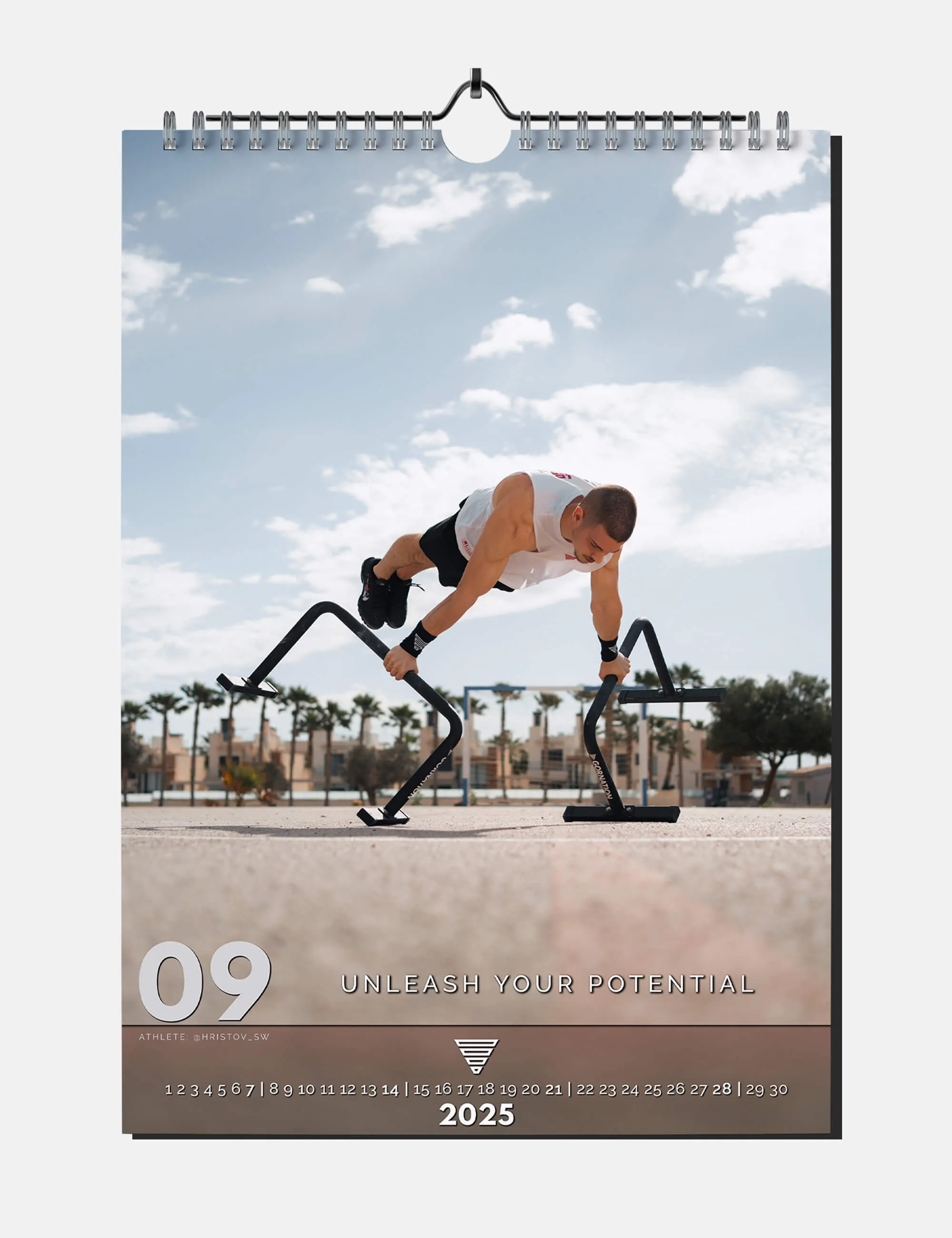 Calisthenics Wall Calendar 2025