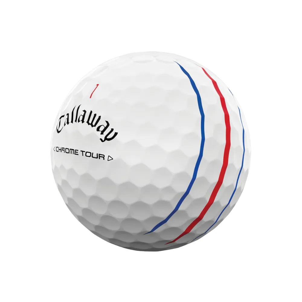 Callaway Chrome Tour Triple Track 24 White Golf Balls  - 2 Dozen Pack