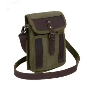 Canvas & Leather Travel Portfolio Bag