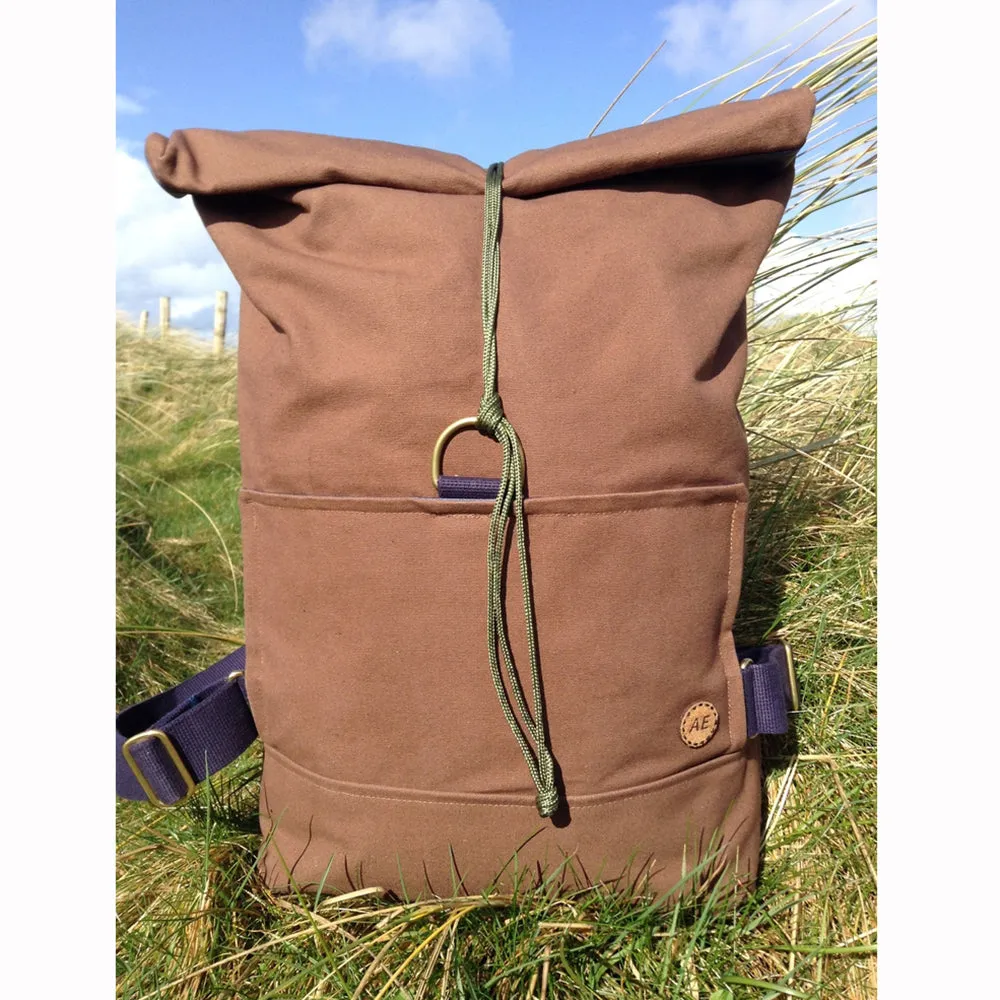 Canvas Rolltop Backpack