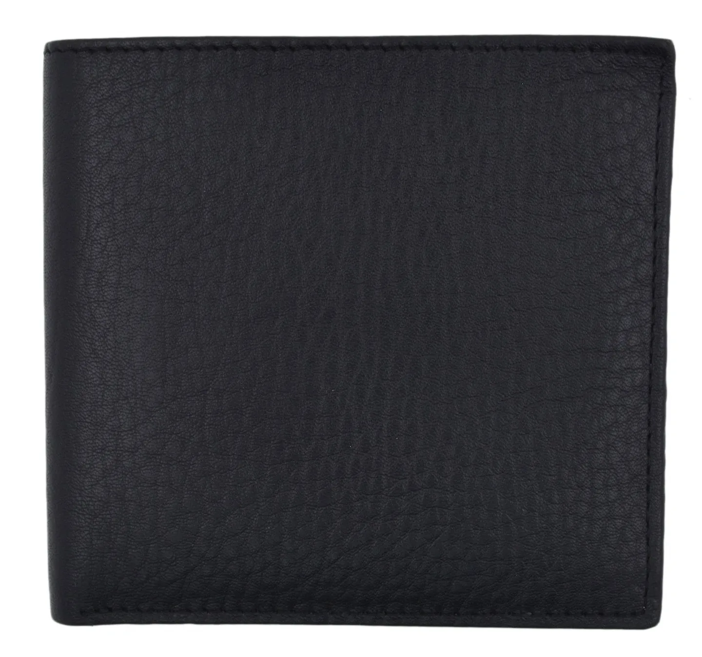 Cavelio Men's Black Hipster Genuine Leather Multi-Card ID Bifold Euro Wallet 404502