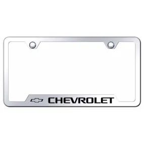 Chevrolet Cut-Out Frame - Laser Etched Mirrored