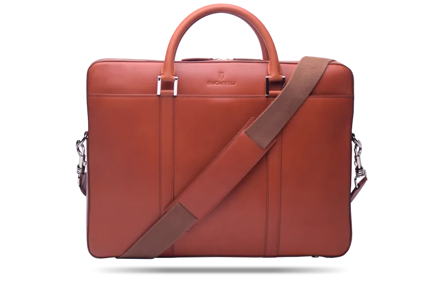 Cognac Briefcase