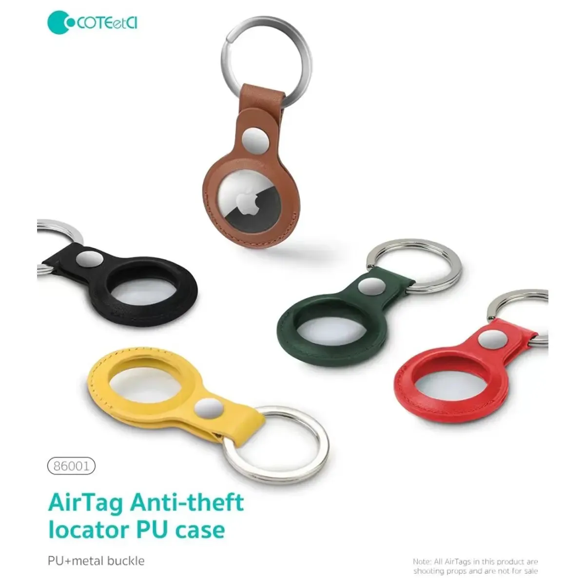 COTECi Air Tag Anti-theft Locator PU Case