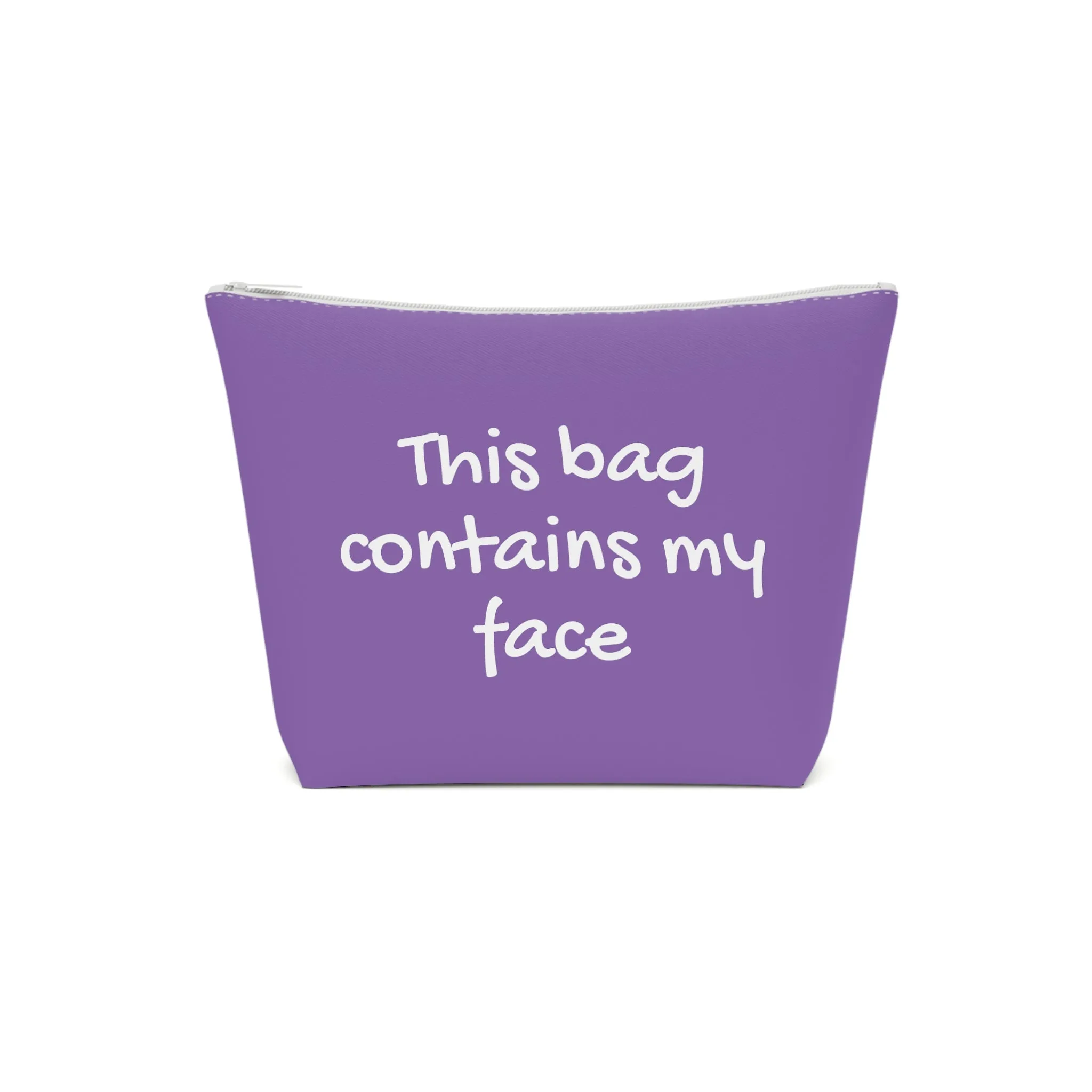 Cotton Cosmetic Bag this bag contains my face funny make up bags beauty bags beauty influencer make up cosmetology