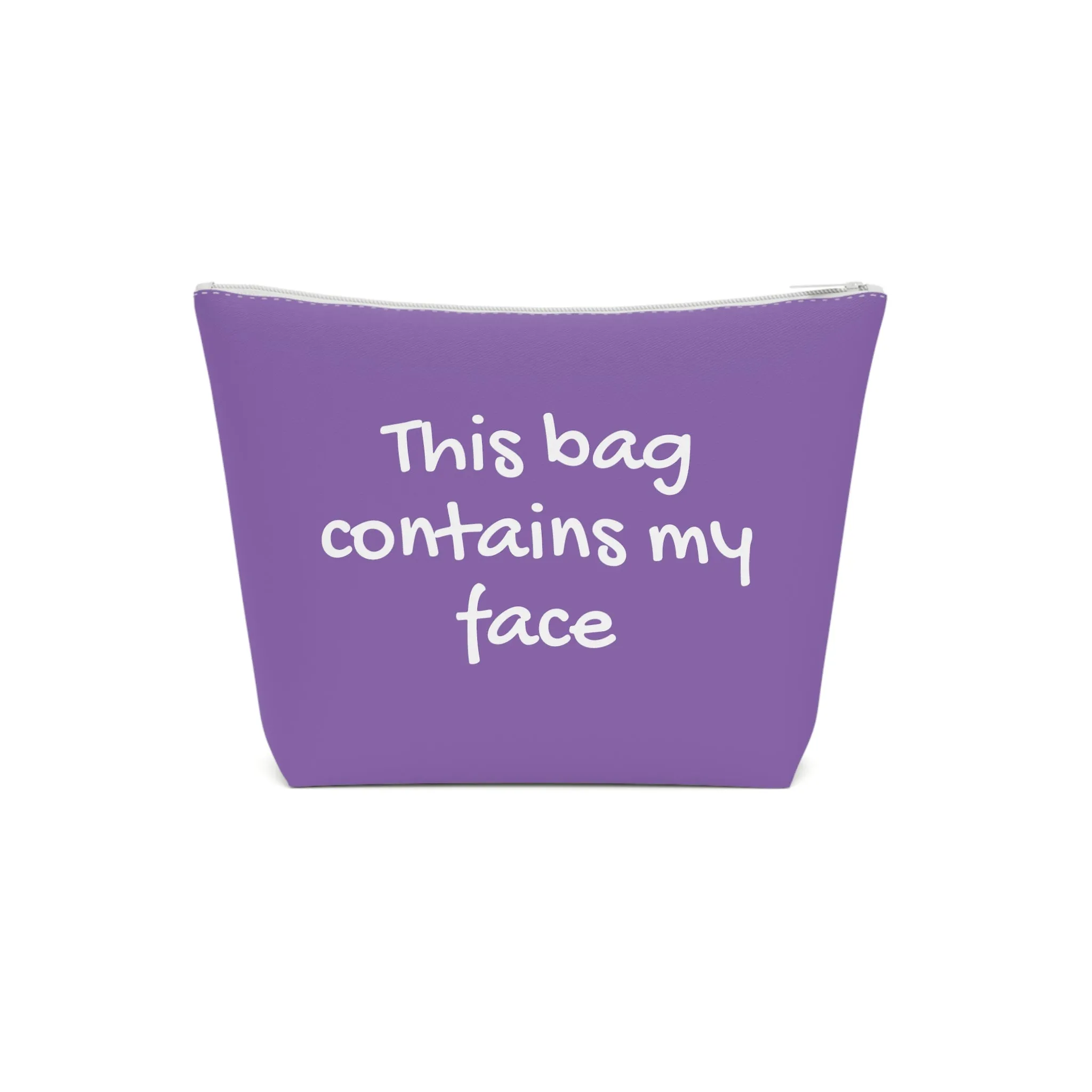 Cotton Cosmetic Bag this bag contains my face funny make up bags beauty bags beauty influencer make up cosmetology