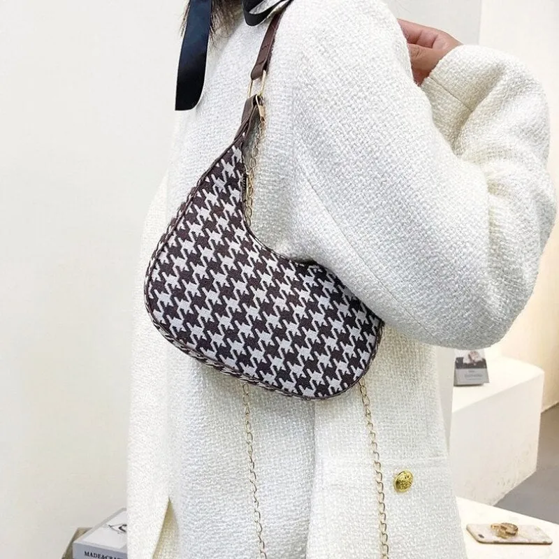 Darianrojas New Fashion Women Bag Plaid Printing Shoulder Bag Crossbody Messenger Bags Casual Small Square Mobile Phone Coin Purse