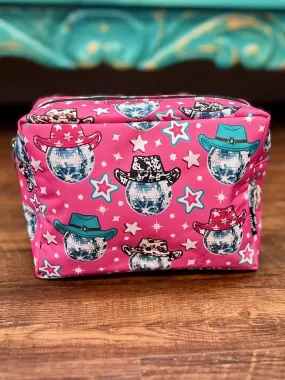 Disco Cowgirl Cosmetic Bag