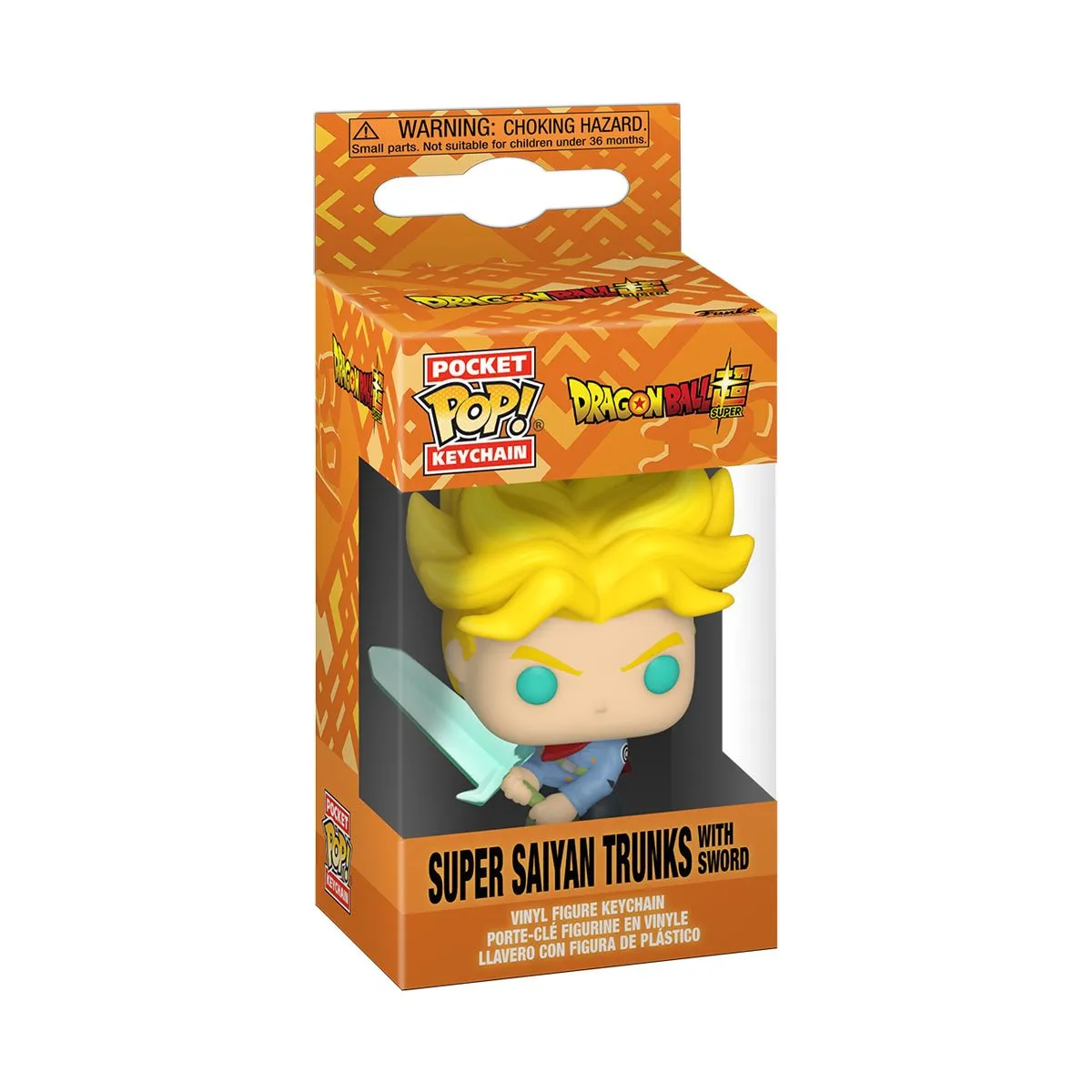 Dragon Ball Super Super Saiyan Trunks with Spirit Sword Funko Pocket Pop! Key Chain