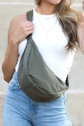 Everyday Sling Bag in Olive or Rust - ALL SALES FINAL