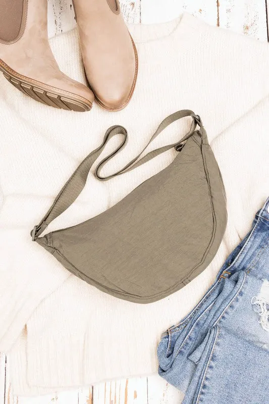 Everyday Sling Bag in Olive or Rust - ALL SALES FINAL