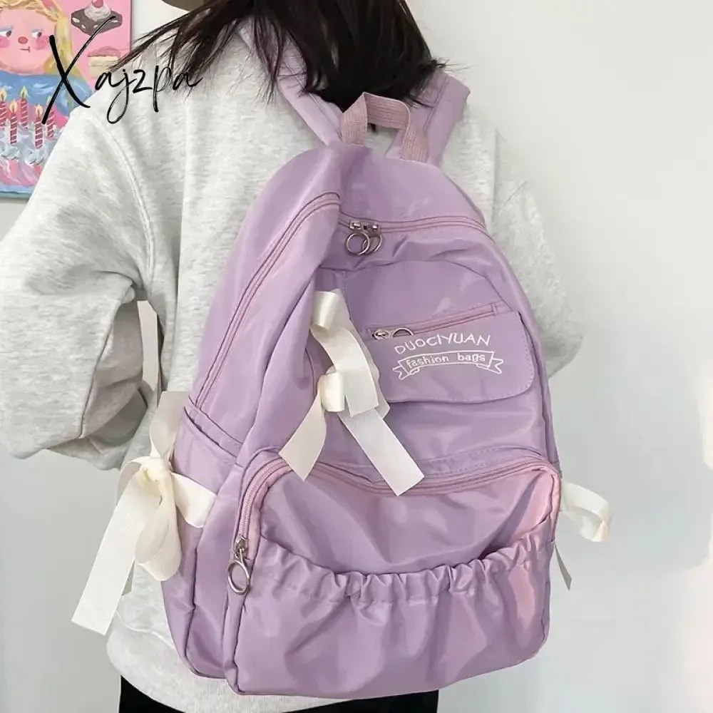 Fashion Backpack Canvas Women Backpack Anti-theft Shoulder Bags New School Bag for Teenager Girls School Backapck Female