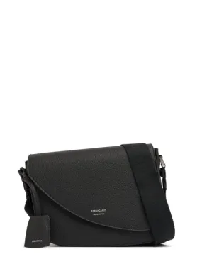 Ferragamo   Fiamma leather crossbody bag 