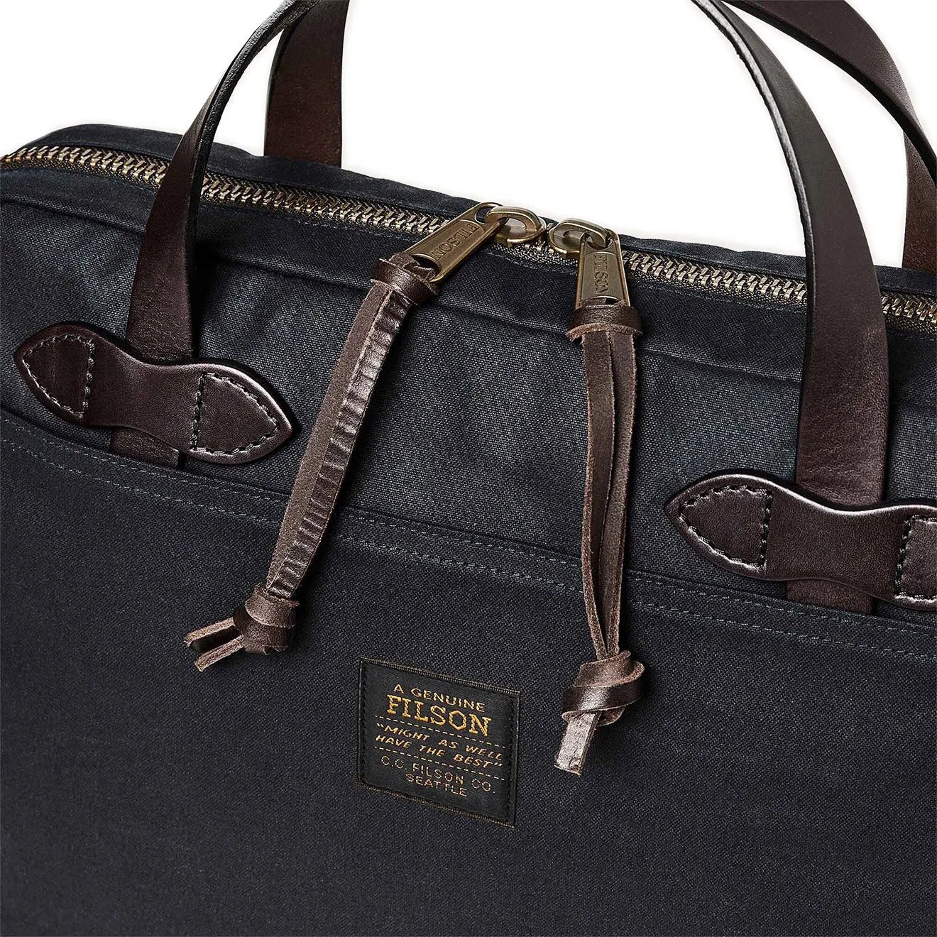 Filson Tin Cloth Compact Briefcase Navy