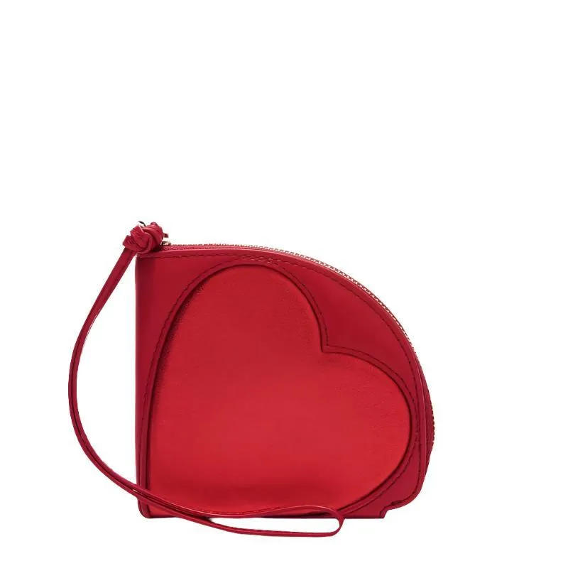 Furla Camelia Heart Coin Case