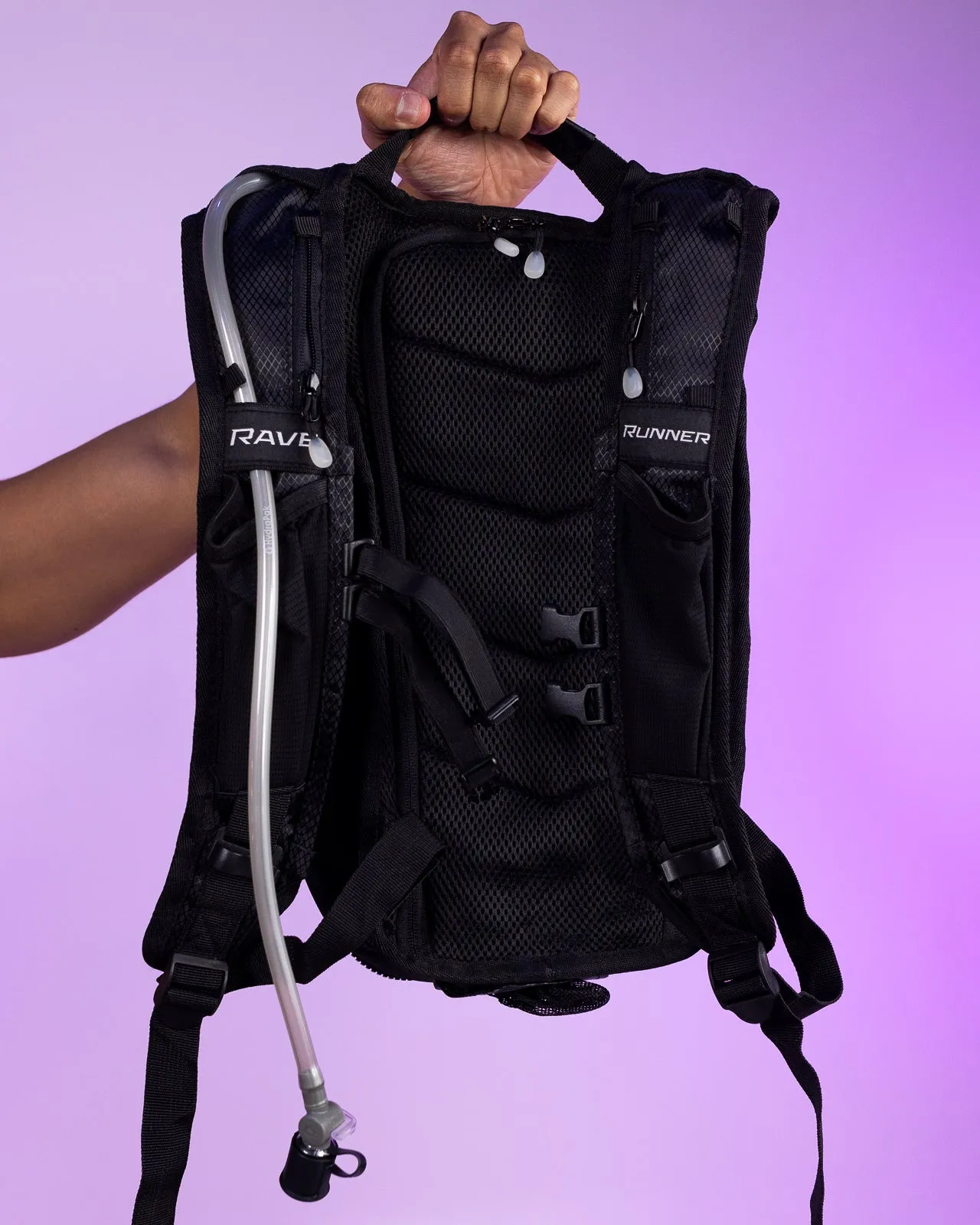 Gen Z Black Hydration Backpack