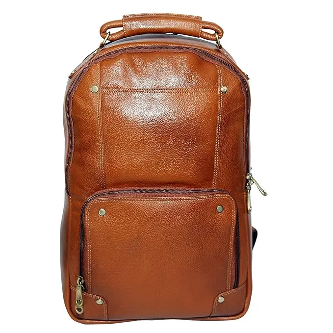 Genuine Leather Backpack for Business and Travel BP03